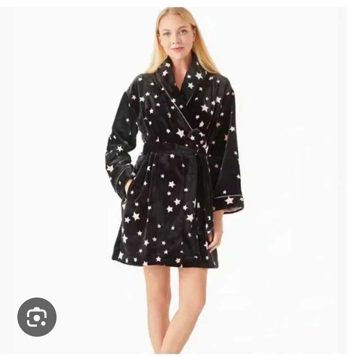 халат Kate Spade Women Long Sleeve Star Robe