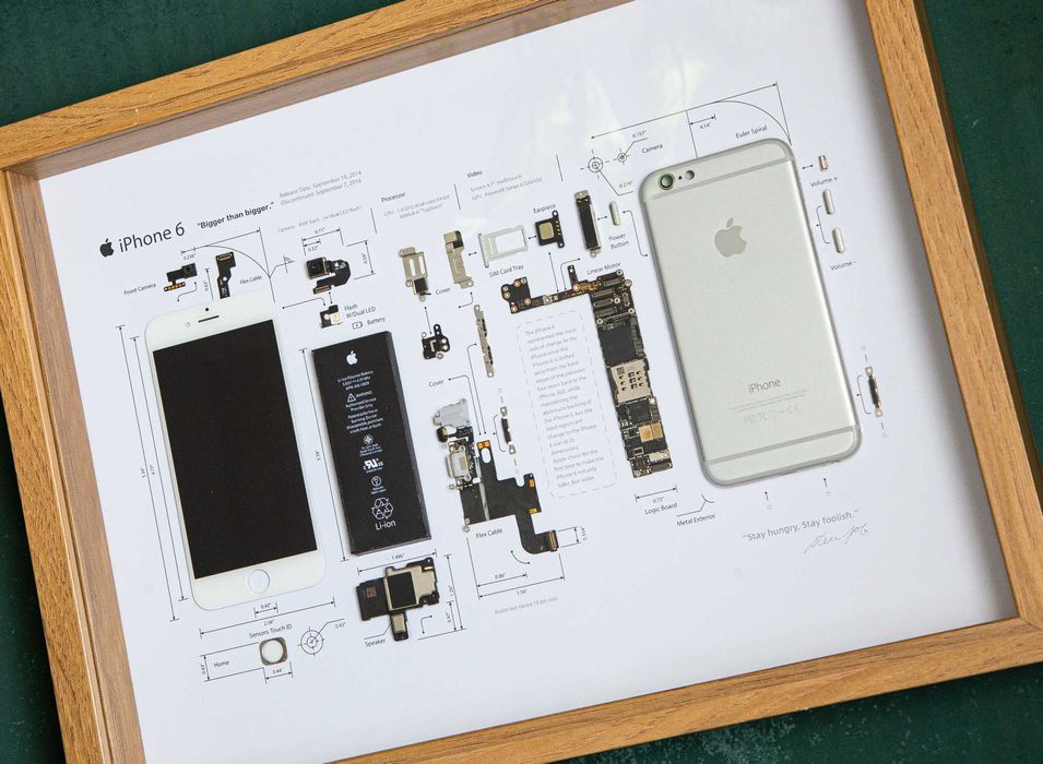 Vând set decorativ cu iPhone 6 și iPhone 5s