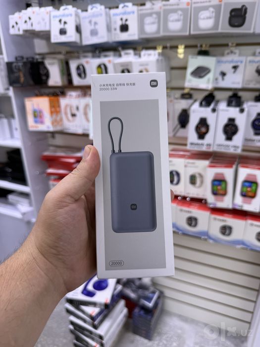 Xiaomi 33W Power Bank 10000/20000 mah /Integrated Cable/ Доставка 24/7