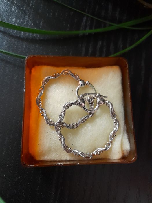 Cercei argint rotunzi