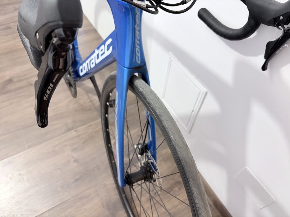 CORRATEC Team Race, Cloud Blue, full Carbon, 54 cm, Cursiera (Road Bike)