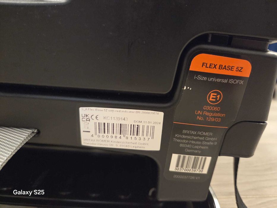 Scoica Britax Romer - Baby Safe 5Z2 cu baza isofix FLEX BASE 5Z