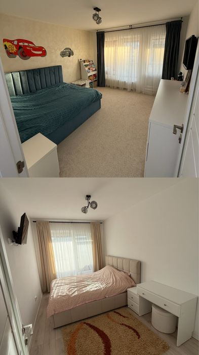 Aparament duplex in Centru cu 3 camere, 2 balcoane,2 bai, boxa, etc.