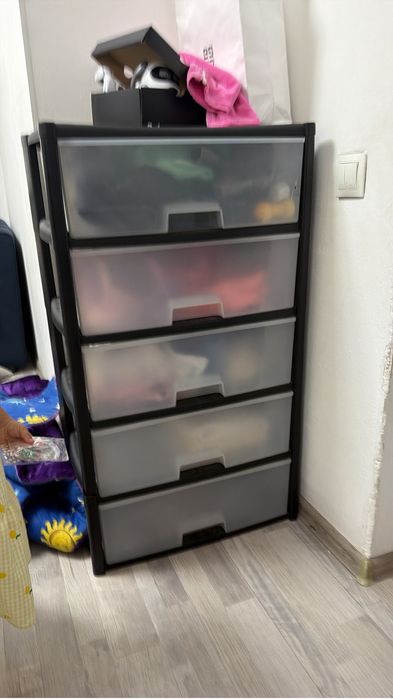 Продам комод  пластиковый прозрачный
