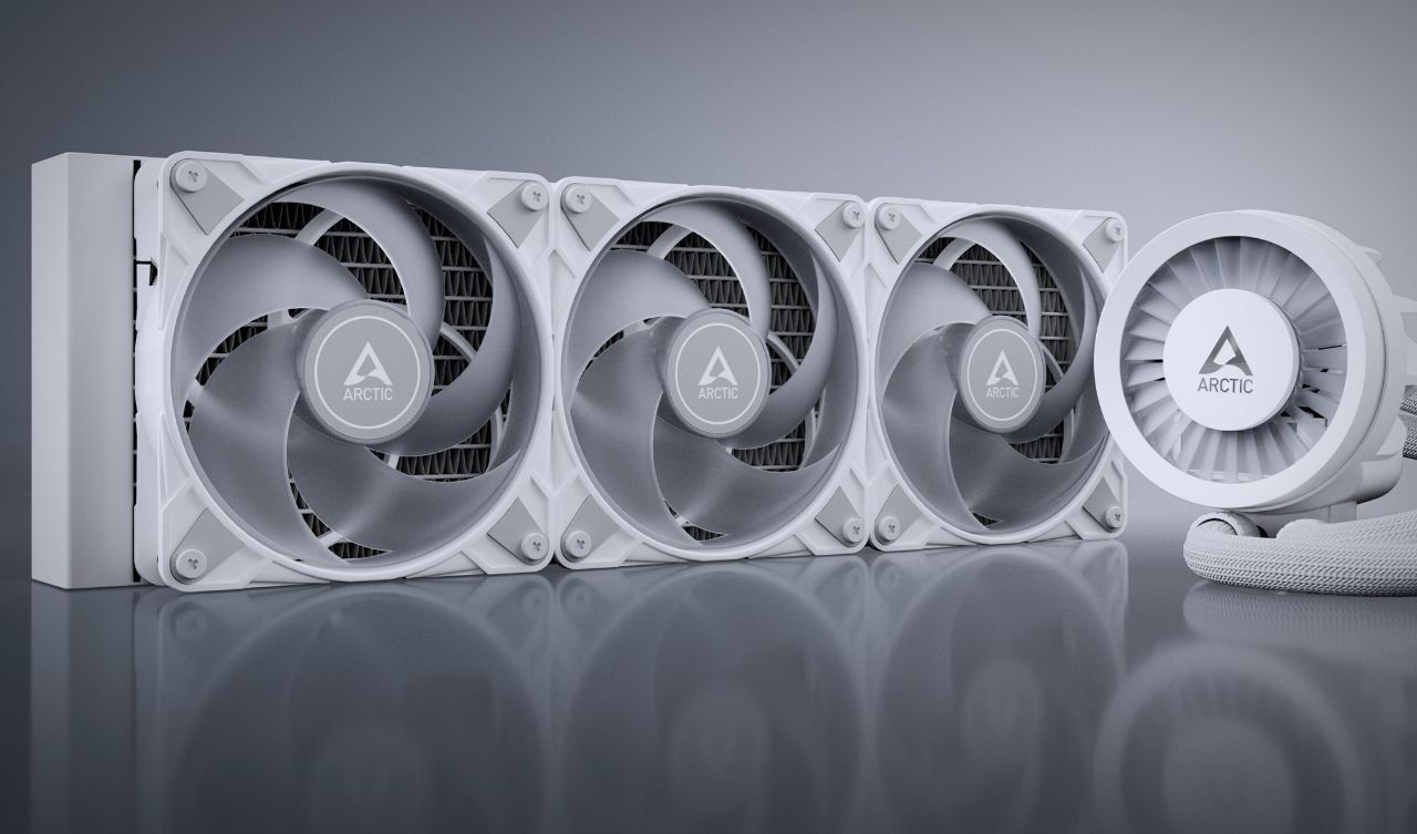 Arctic liquid freezer III 360mm a-rgb WHITE водяное охлаждение 360мм ...