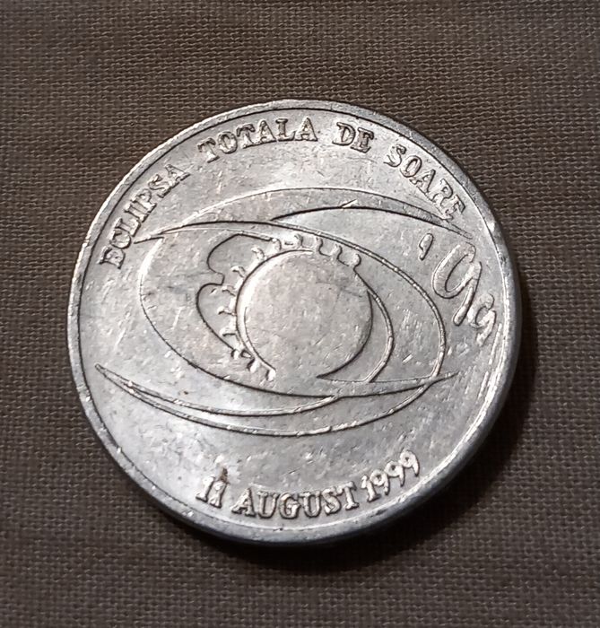 Monede 500 lei - Eclipsa de Soare 1999