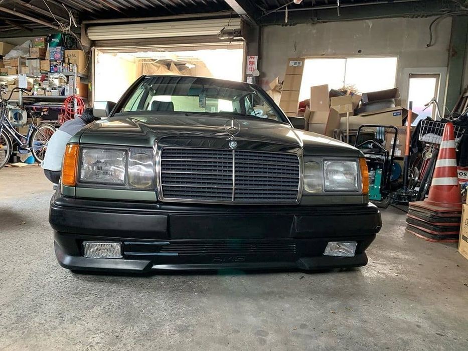 W124 AMG Gen 1 передний бампер и сплитер