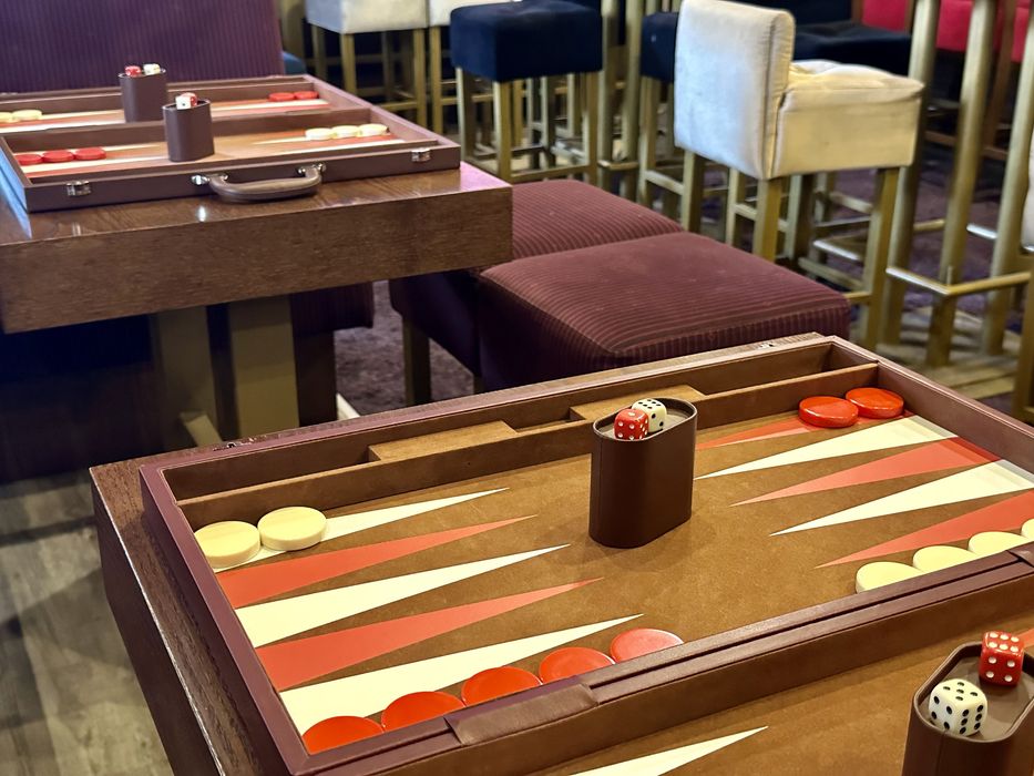 Табла за игра Backgammon професионална 53см