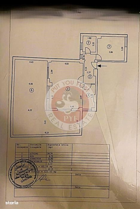 Mosilor | Apartament 2 camere | Decomandat | 61mp | B12938