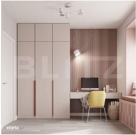 Apartament 2 camere, 43.11 mp, finisat nou, etajul 2, garaj, zona Ceta