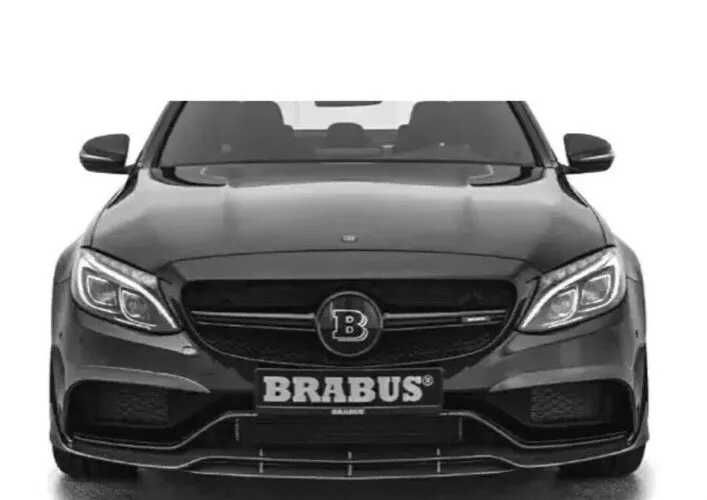 Стъклена емблема BRABUS (B) лого Mercedes W205 W204 W213 W253 18.5 cm