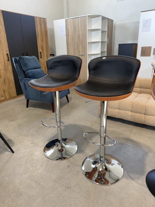 Scaune de bar premium negre, disponibile mai multe bucati