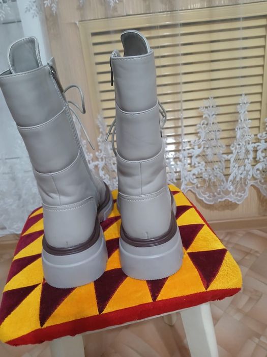 Ботинки (сапоги), натуральная кожа