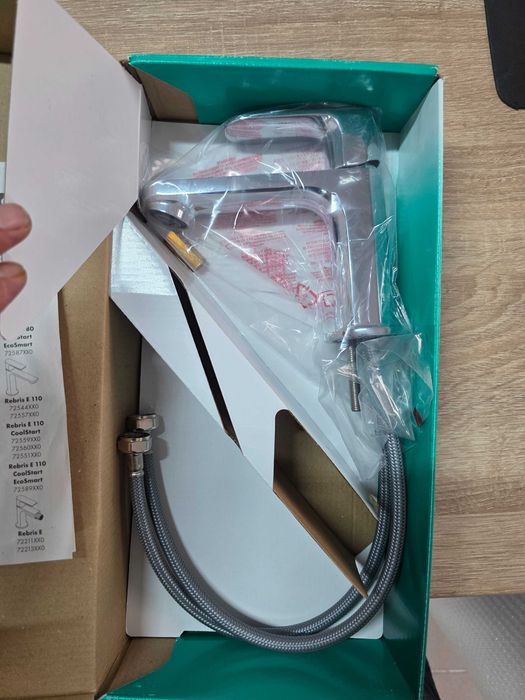 Hansgrohe Rebris S - Baterie lavoar, CoolStart, crom 72514000