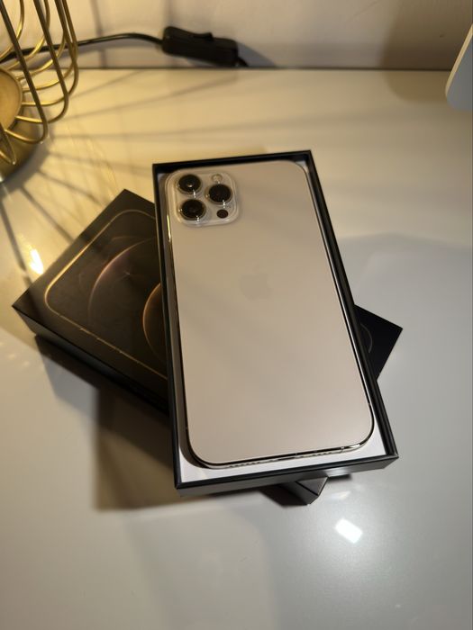iPhone 12 Pro Max 128GB Gold - Impecabil / Cutie / Ca Nou