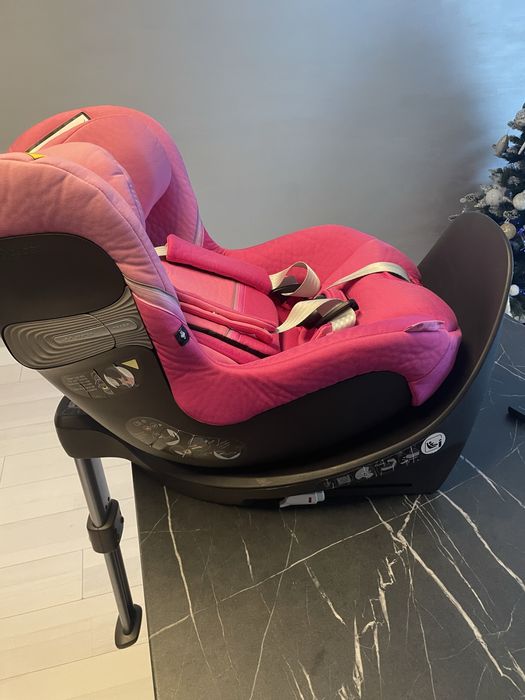 Scaun auto Cybex Sirona S I-size cu rotire 360• , de la 0-18 kg, Roz