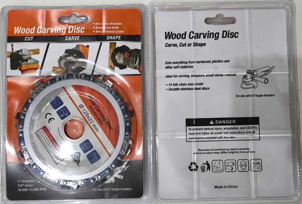 ШОК ЦЕНА!!ДИСКОВЕ С ВЕРИГА за Рязане на Дърво - 115мм и 125мм за Флекс
