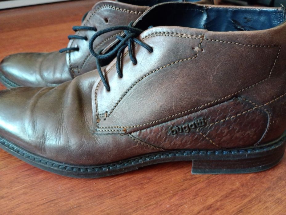 Pantofi din piele naturala, bugatti, marimea 42