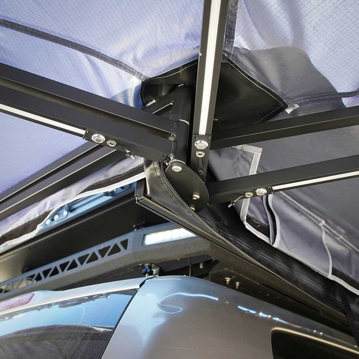 Marchiza auto Overlander 270 de grade, Husă PVC - Off Road, Camping 2.5 METRI cu LED - stanga sau dreapta