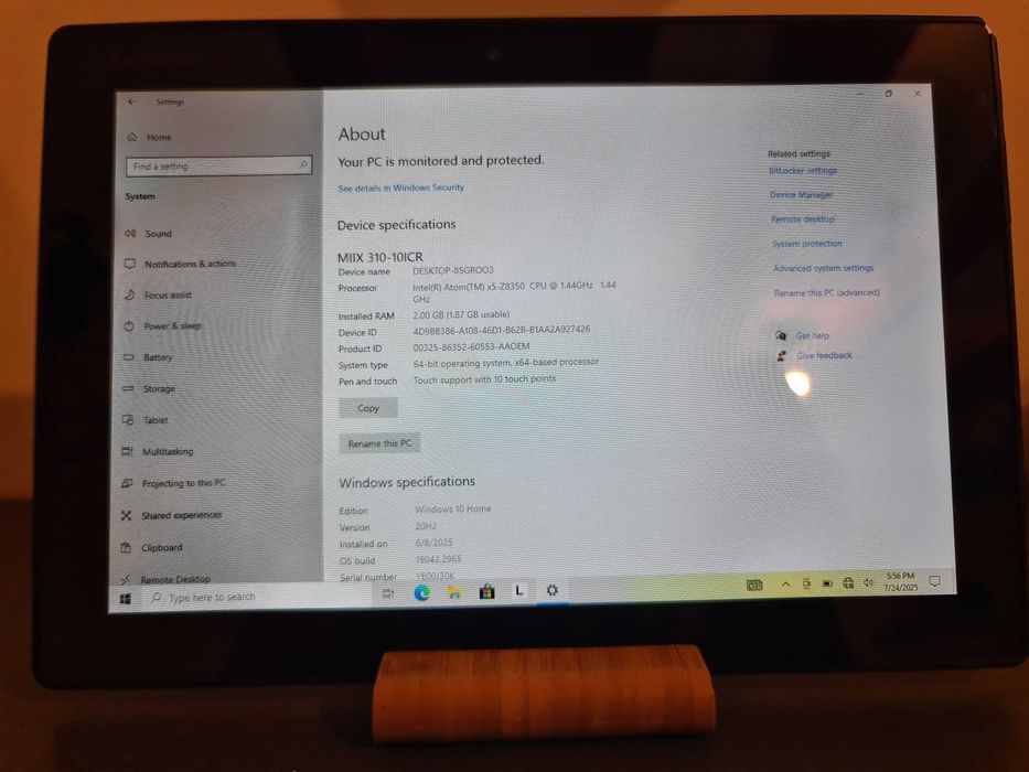 Tableta Diagnoza auto Asus Lenovo Windows 10