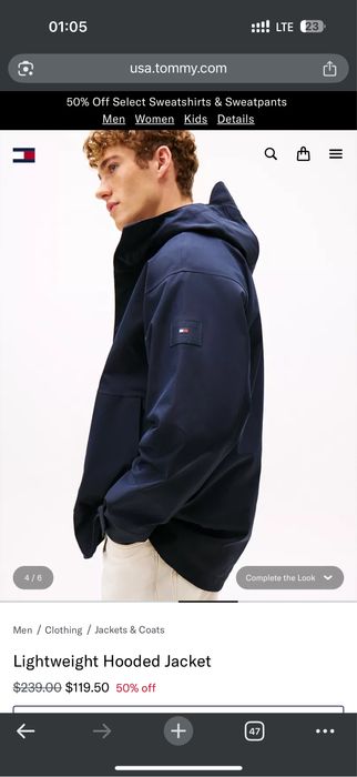 Куртка мужская Tommy Hilfiger оригинал