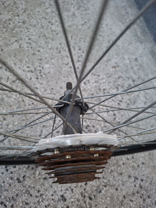 Комплект задна Капла за велосипед 26" касета Shimano капла за колело гума Mitas/ Шимано