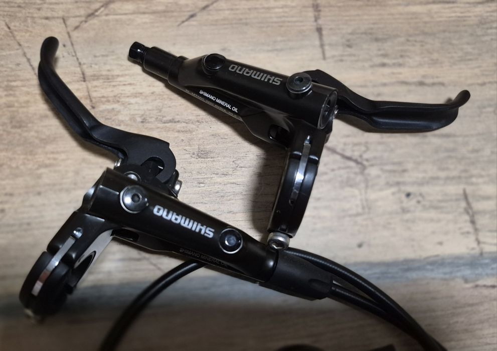 Set frâne hidraulice Shimano MT501 + MT500 NOU