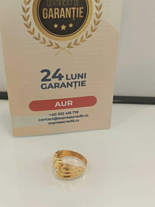 (AG41) Inel aur 18K  b5927.1 Certificat de garantie