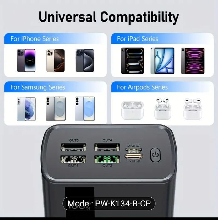 Baterie portabila PowerBank 40000mah  încărcare super rapidă