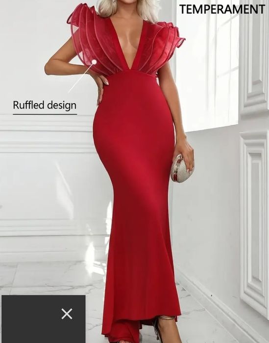 Платья красный л размер