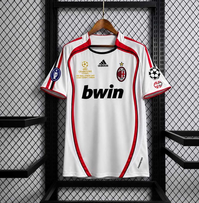 Tricou Ac Milan 06/07 Away Kit Retro - Kaka 22 Fan Version
