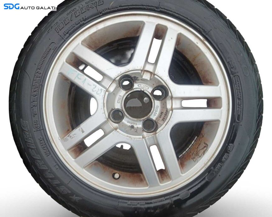 Set 4 Jante Janta Roata Roti Aluminiu R15 Ford Puma 1997 - 2002 (6JX15H2 ET 52.5) [JNT0029]