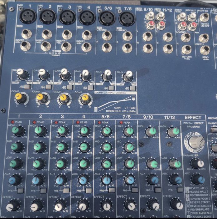 Новый,Микшерный пульт Yamaha MG124CX
