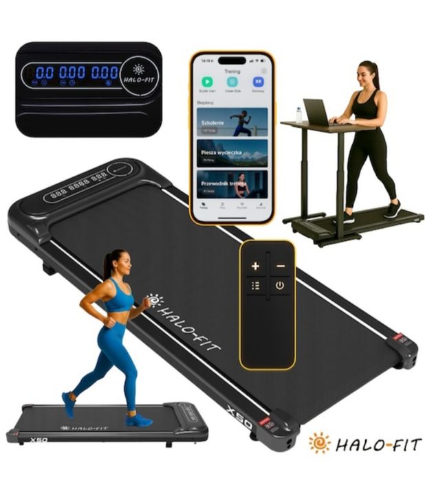 Електрическа бягаща пътека Halofit X50, 6 км/ч, 90 кг,