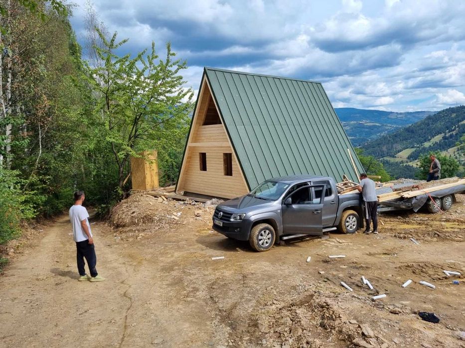 Cabane din lemn A-Frame