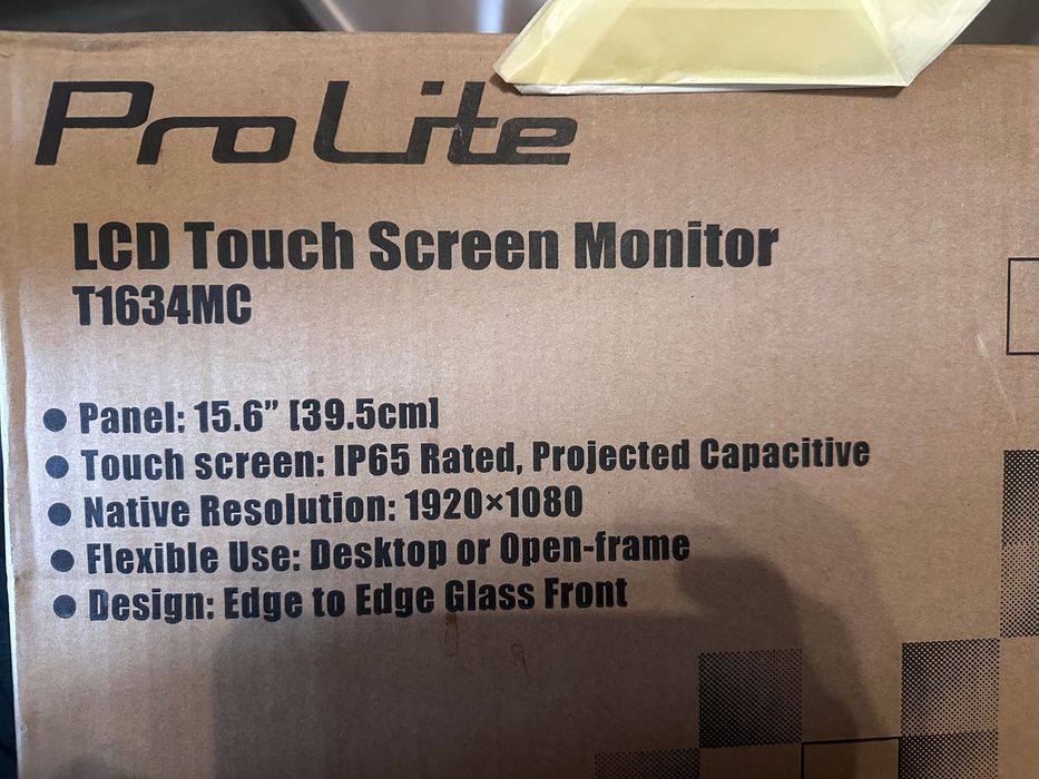 Водоустойчив IP65, touch screen, full HD 1920-1080 монитор IIYAMA 15,6