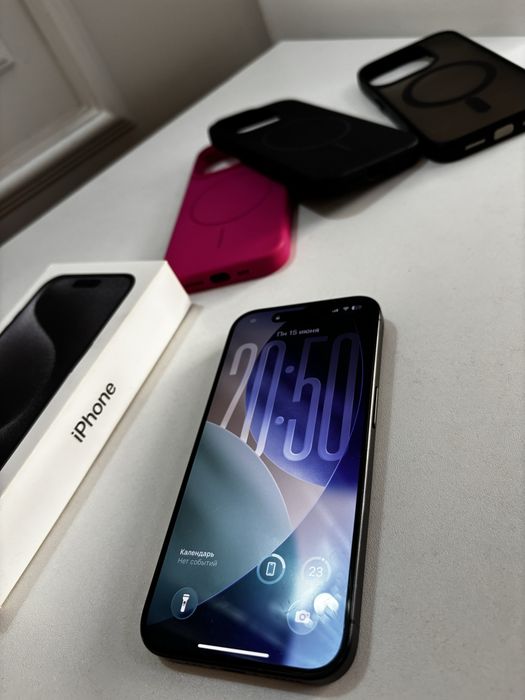 iPhone 15 Pro. 128 GB. Black Titanium.
