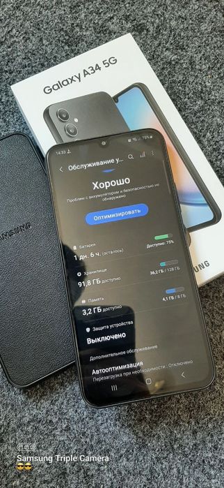 Samsung A34 5G xotira 8/128