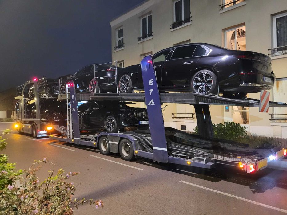 Mercedes Actros LOHR Transportor auto