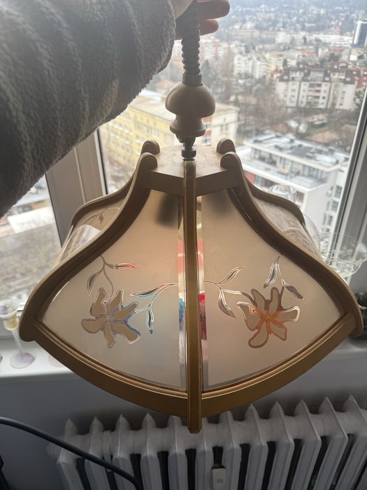 2 абажура дървени