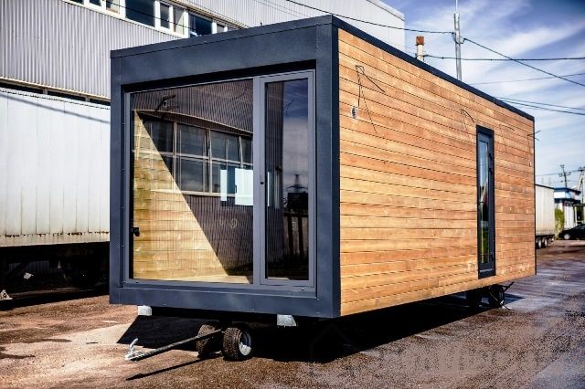 Постройка модульный мини дом