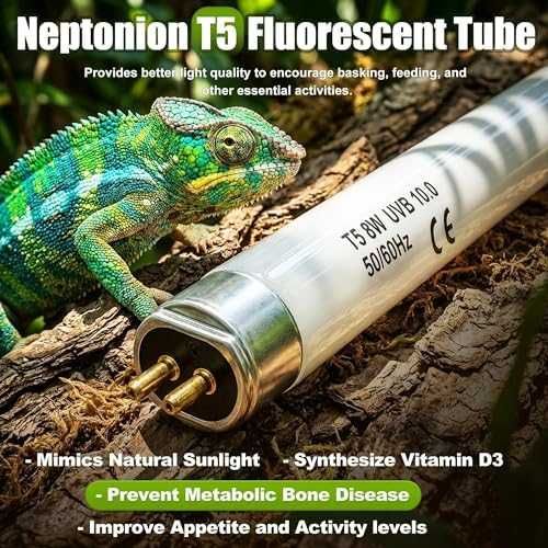 Нова UVB тръба T5 HO 10.0 21W 34in за терариум рептили UVA лампа