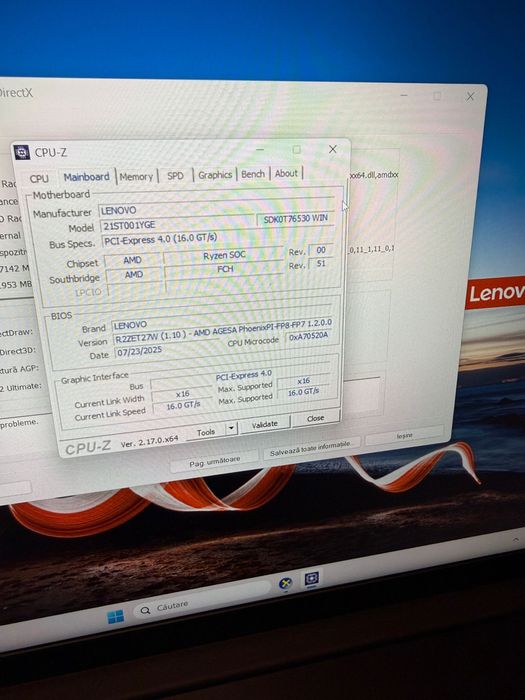 Vand laptop lenovo think pad E16 gen3