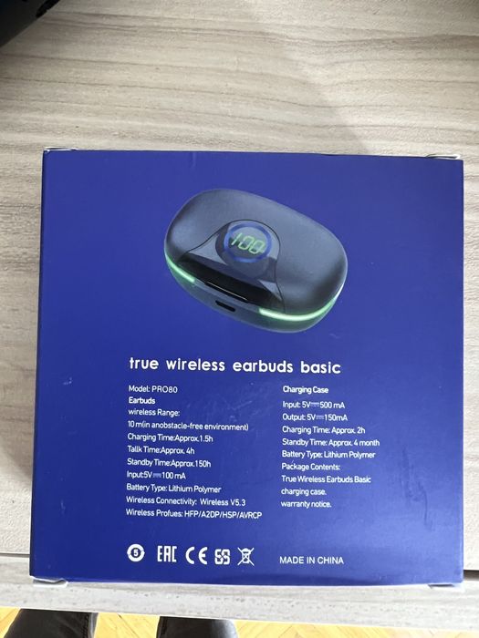 Безжични слушалки PRO 80