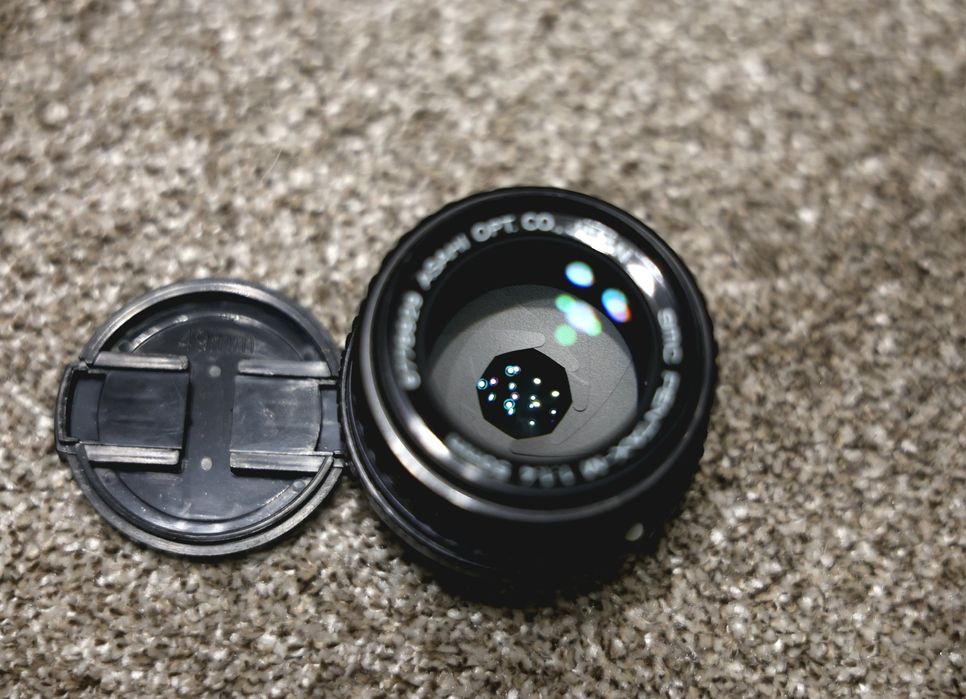 Obiectiv SMC Pentax-M 50mm f/1.4  optional adaptor EOS/PK - vandut