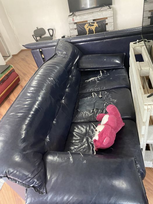 Диван    кожанный