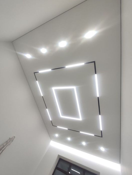 Современные натяжные потолки