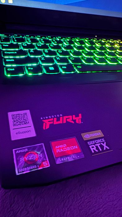 Laptop Gaming Lenovo IdeaPad 3 15ACH6, AMD Ryzen 5 5600H, 16GB RAM, NVIDIA GeForce RTX 3050 4GB, SSD 512GB, 120Hz