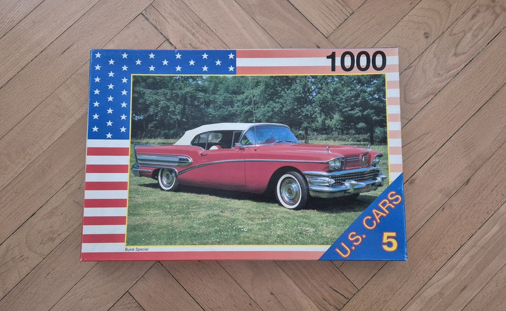 Уникален ретро пъзел - US Cars - Buick Special - 1000 части