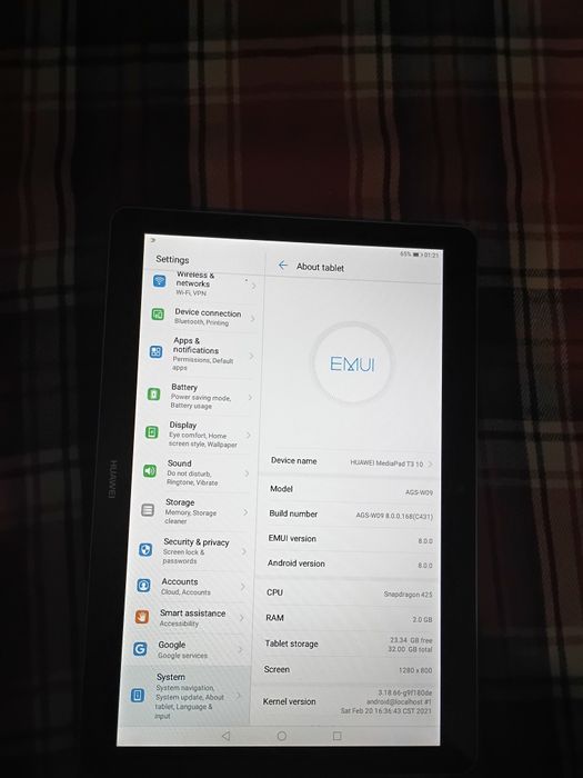 Tableta Huawei Mediapad T3 10
